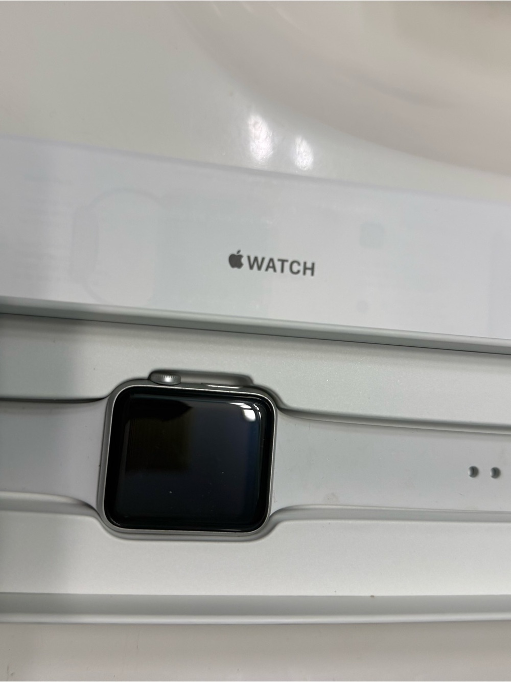 Apple Watch Series 3- Silver Case with White Band NWT